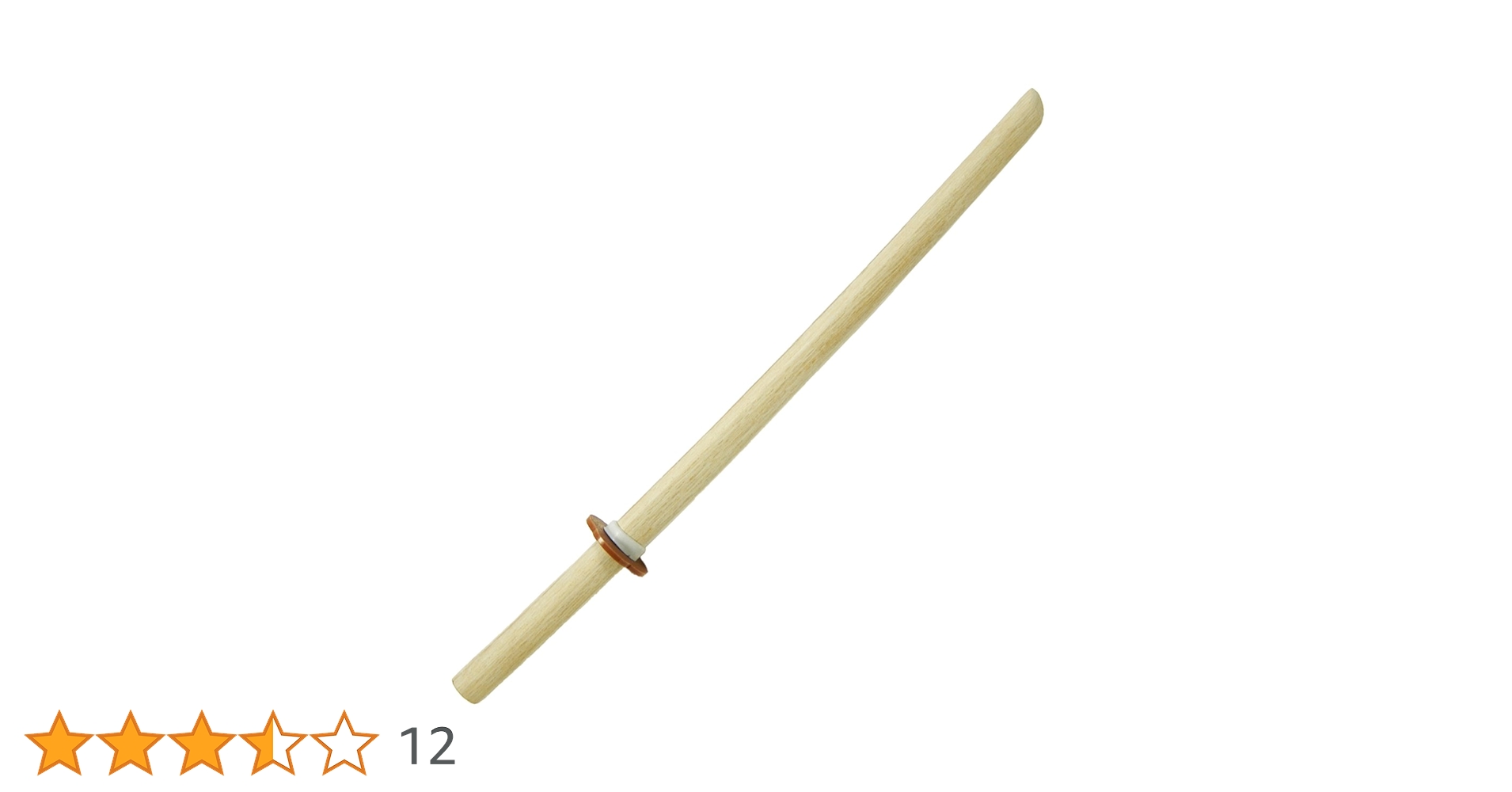 Amazon | 素振り用木刀 白樫木刀 中刀 鍔付き 75cm [WS-0611BS] | 匠刀