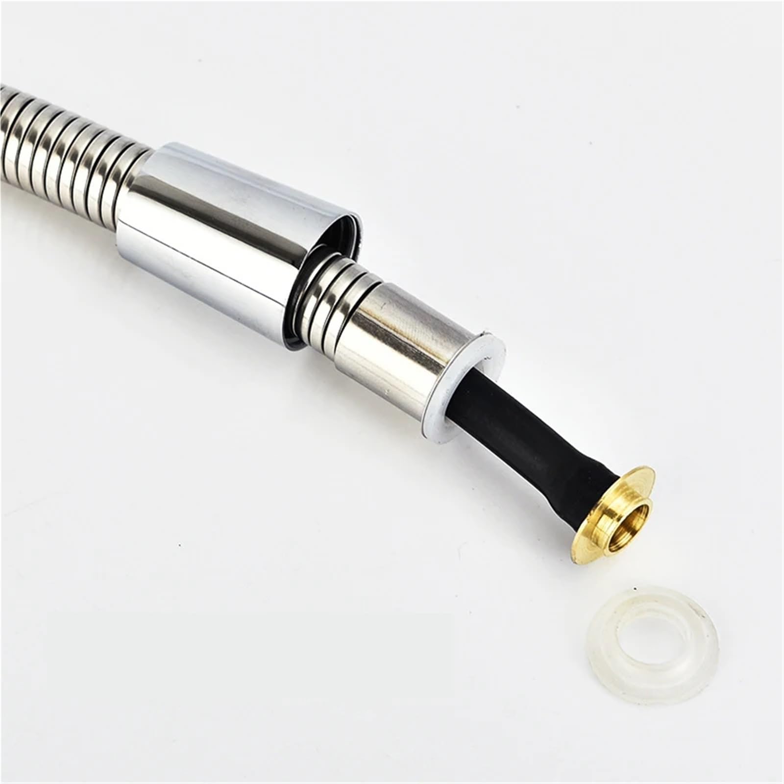 Manguera de ducha de acero inoxidable 304, conector de grifo de agua antitorsión, manguera flexible de resorte grueso, accesorios de baño (300 cm)