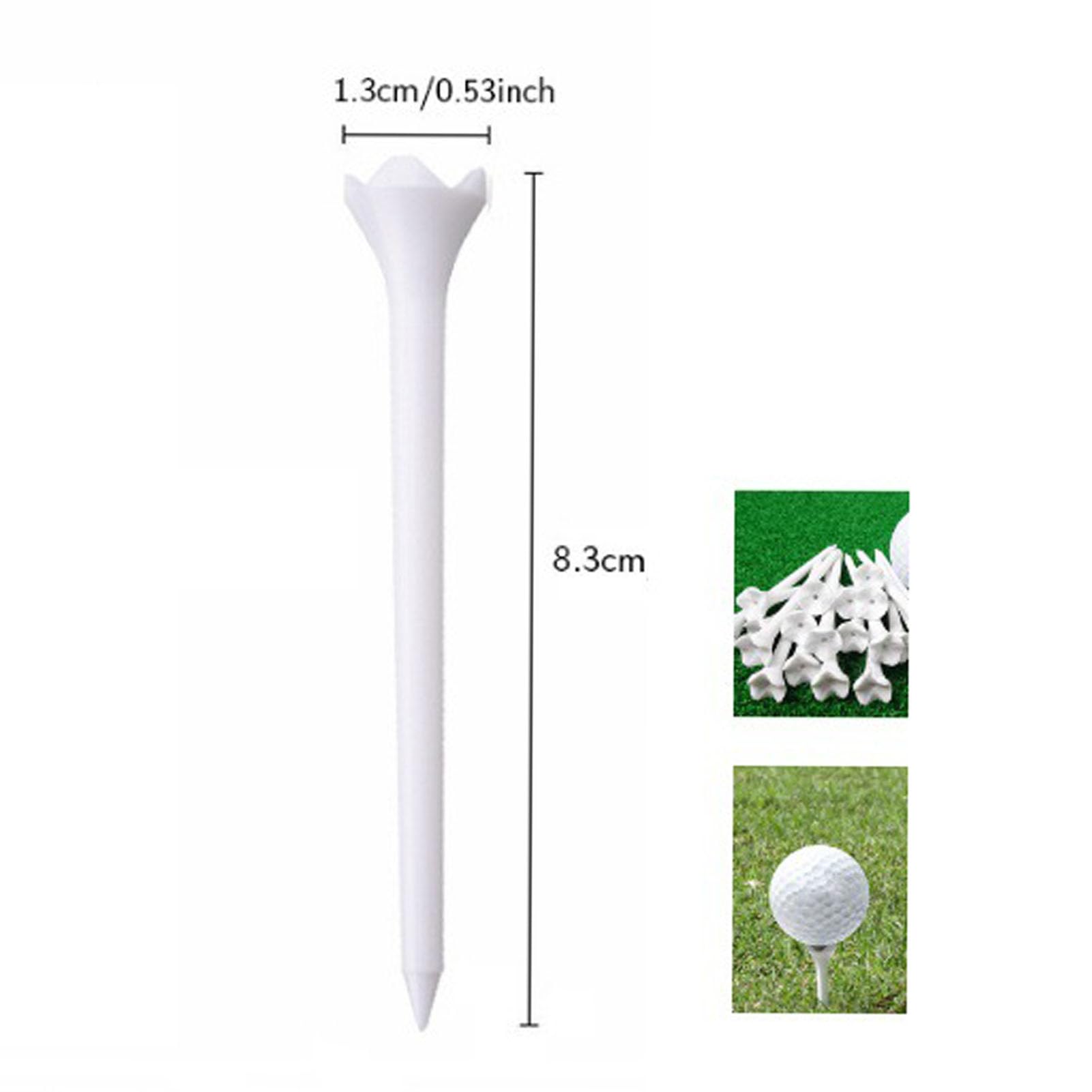 Fockety Tees de Golf, 83 Mm, Paquete de 500, ABS