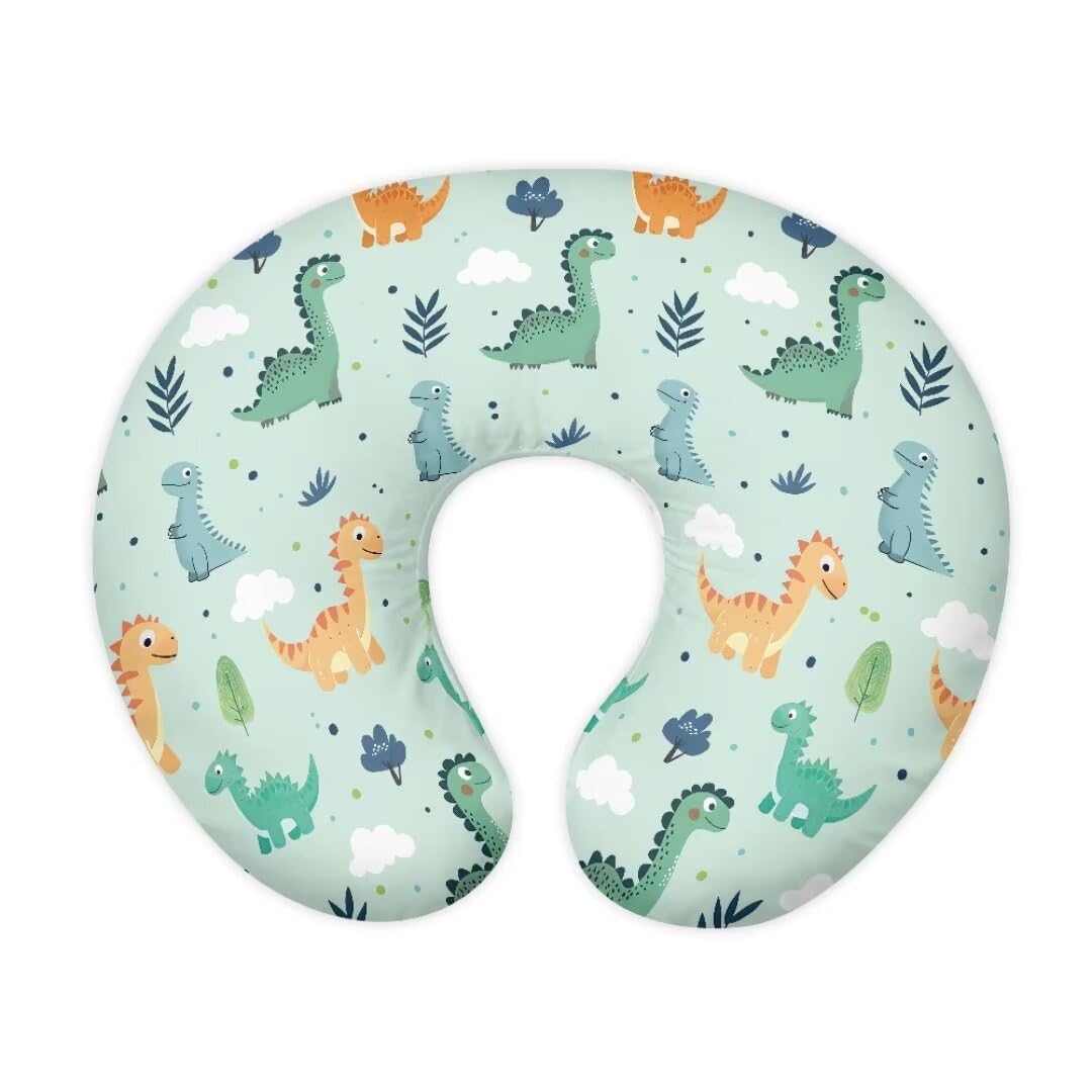 Zanxiantu Cartoon Dinosaur Boys Nursing Pillow Covers Soft and Comfortable Pillow Covers for Baby Girls Fits Infant Nursing Pillow Case Cute Pillow Covers