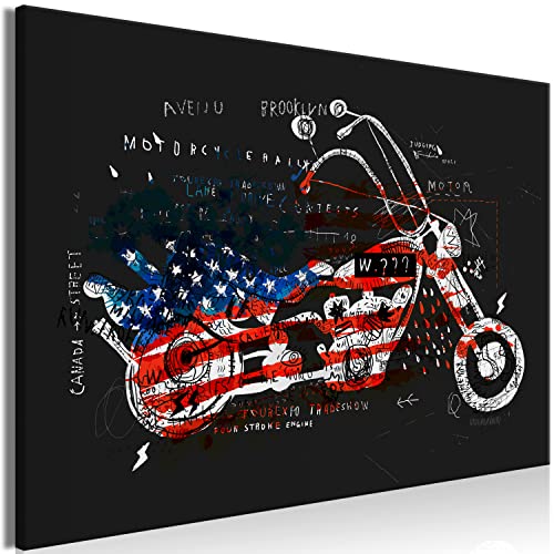 Murando Quadro Harley 120x80 cm 1 pezzo Stampa su