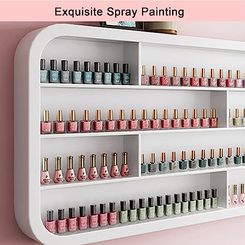 Nail Polish Display Rack, Cosmetics Storage Cabinet, Wall-Mounted Storage Wall Rack for Storing Cosmetics, Essential Oils and Perfumes
