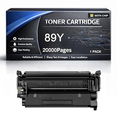 Knyonaxy 89Y Toner Cartridge Compatible for HP CF289Y Toner to Work with LaserJet Enterprise M507X M507n M507dn M528c M528f M528dn Printers,Black-1pack