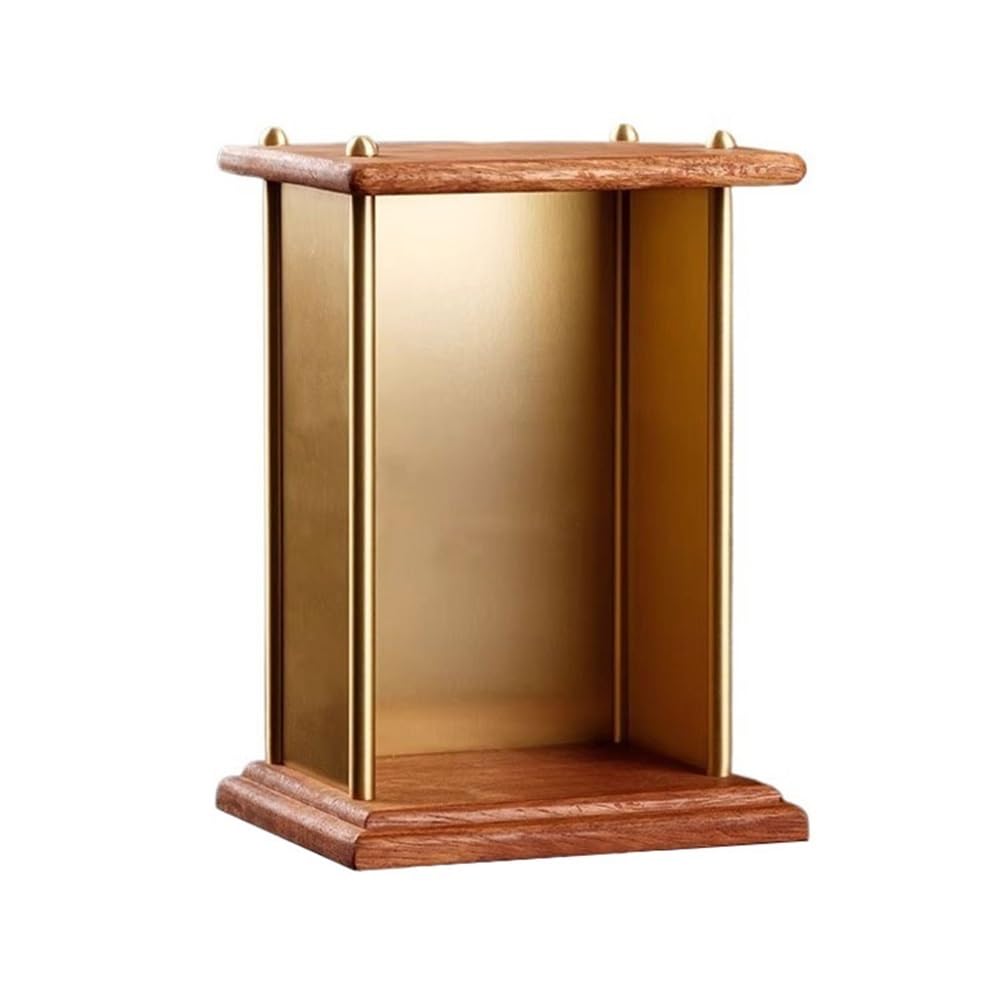 buddha statue display table Desktop Wood Wealth Offering Display Stand