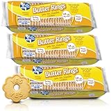 Lil Dutch Maid Butter Ring Cookies | 10 oz (Pack of 3) | Classic Golden Butter Cookies with Rich Flavor | Crisp Ring-Shaped Snack