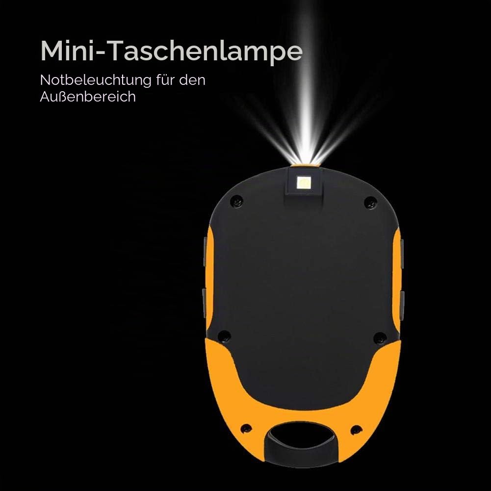 Dioche Digitaler Höhenmesser, multifunktional, Kompass, Wettervorhersage, GPS, Navigation, Thermometer, Hygrometer, Barometer, mit Taschenlampe