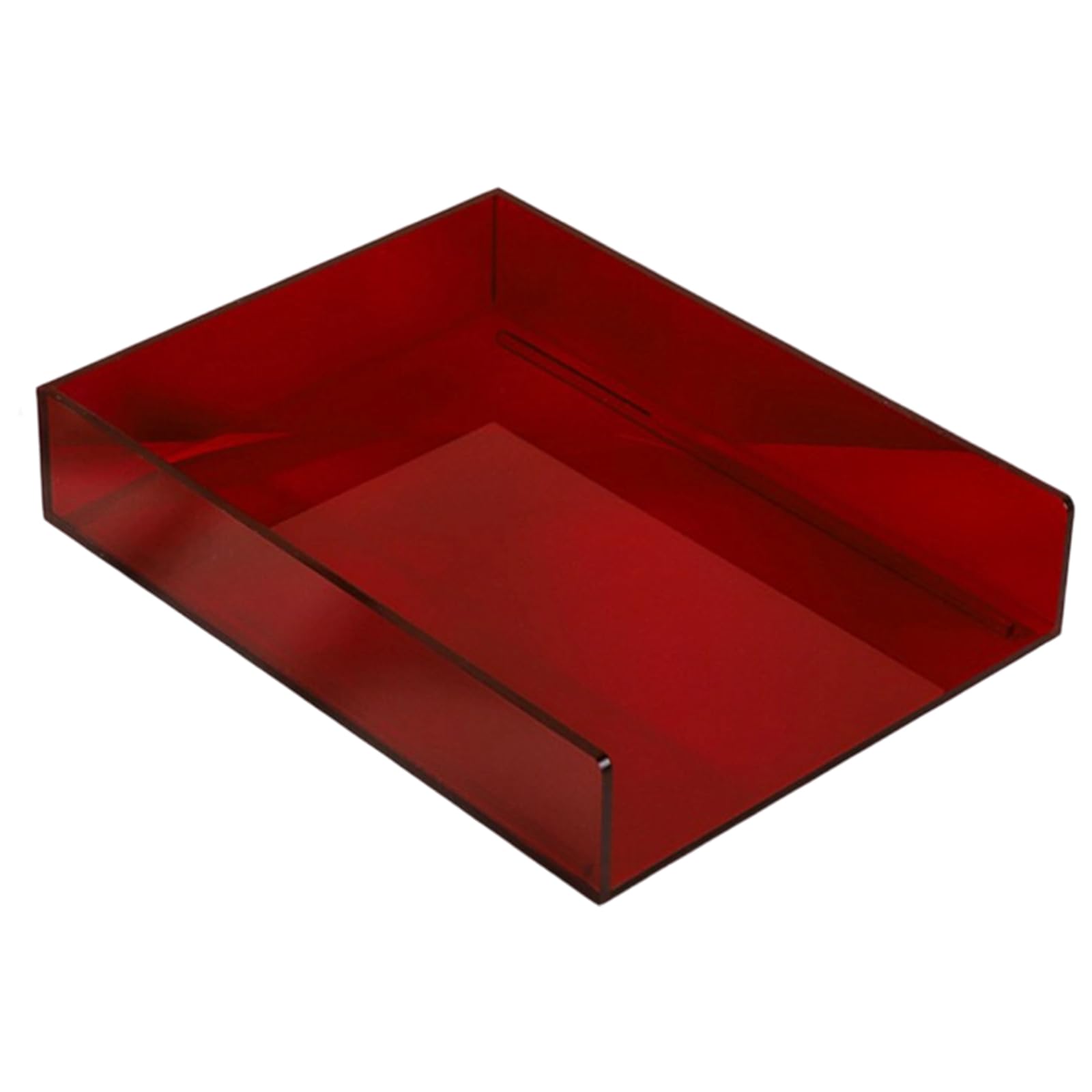 Shurhome Space Saving Offices File Organizers Holder with See Through Compartments for Efficient Document Management Systems Document Tray Rack
