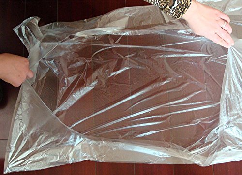 Teemall 50Pcs Car Disposable Plastic Waterproof Seat Cover Protector Mechanic Valet #TOP3