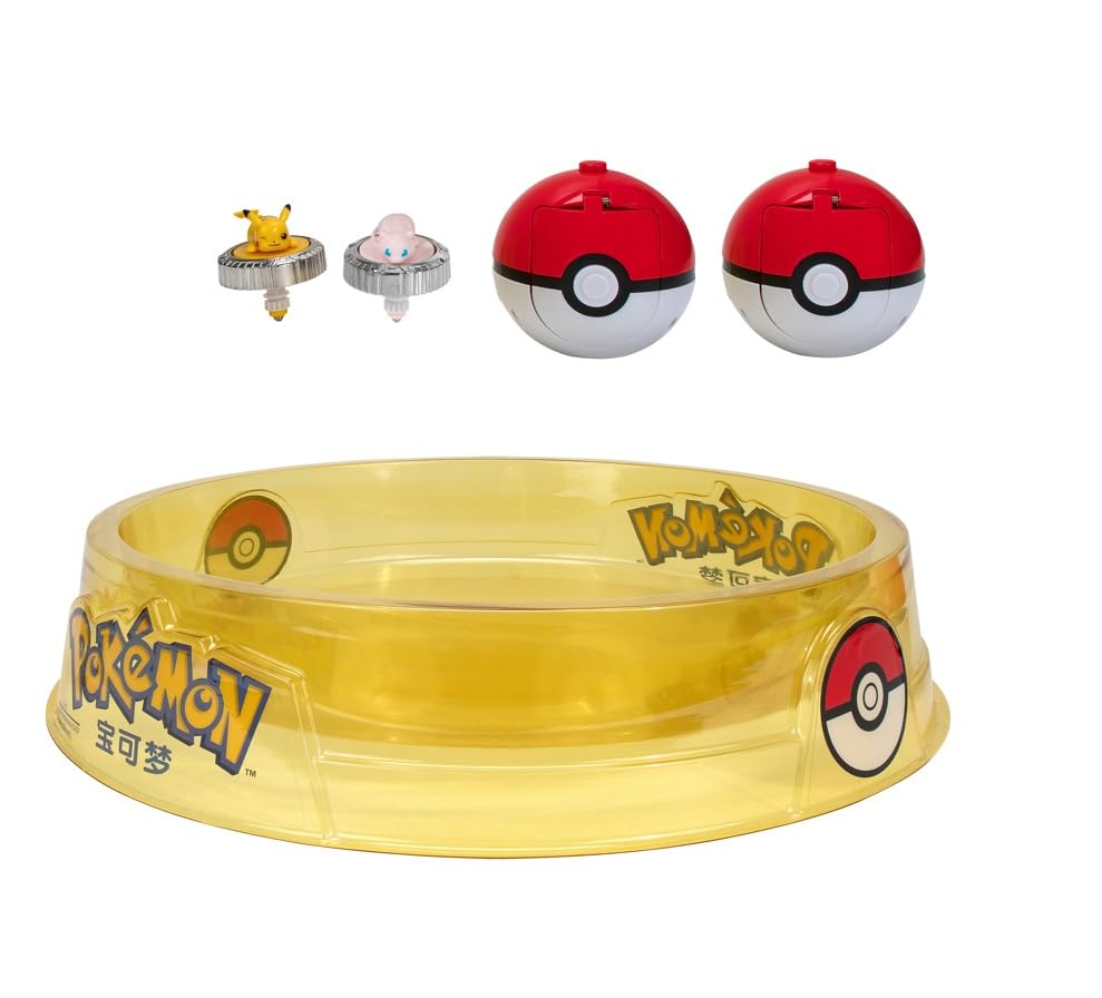 Pokémon PKW5232 Battle Spinner Arena with Mew and Pikachu