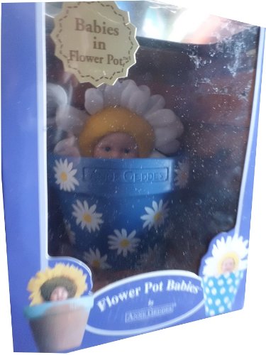 Image of Anne Geddes Flower Pot Babies Daisy Storage Box, Classic, Approx. 5" H
