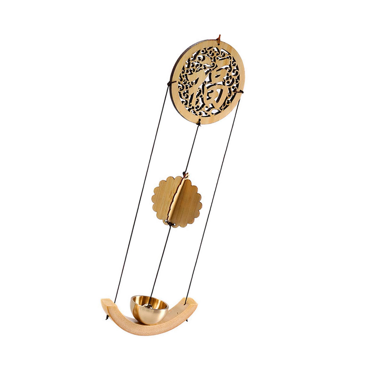 Qusinfc Windchimes with Fixing, Multi-Placement Hanging Ornament Creates Calming Ambiance in Living Spaces Doorbell Decoration