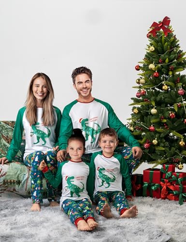 SUNNYBUY Family Christmas Pjs Matching Sets,Holiday Pajamas Xmas Jammies for Family or Couples4