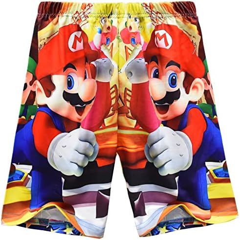 Trodier Boys Cartoon Mario 2Pcs Pajamas Set Homewear Girls Nightwear Short Sleeve Children's Soft Pjs Kids Sleepwear 5 51ZecPVl4aL. AC