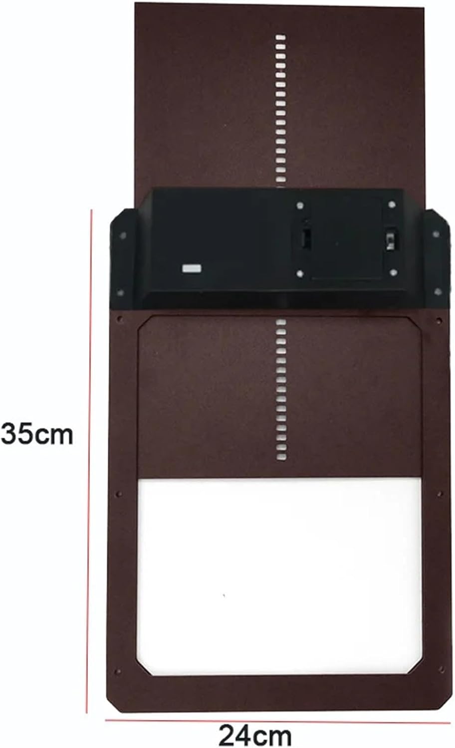 Automatic Chicken Coop Door Light-Sensitive Automatic Chicken House Door and Practical Chicken Pets Dog Cages Door(Red)