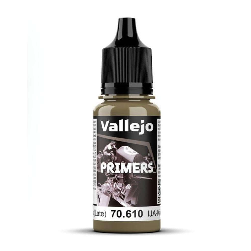Vallejo Model Color 17 ml Polyurethane Primer - Parched Grass, 17 ml (Pack of 1)