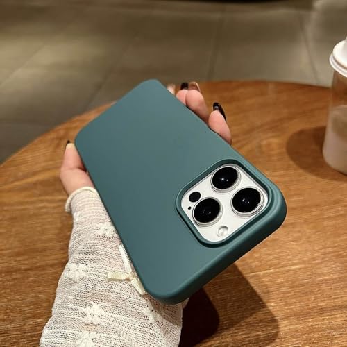 Coque arrière antichoc iPhone 15 Pro Max vert foncé pour vos sorties
