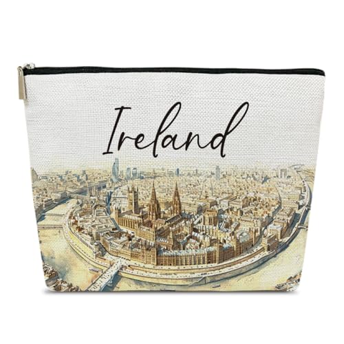 Ythuil Ireland Travel Gifts Makeup Bag, City Travel...