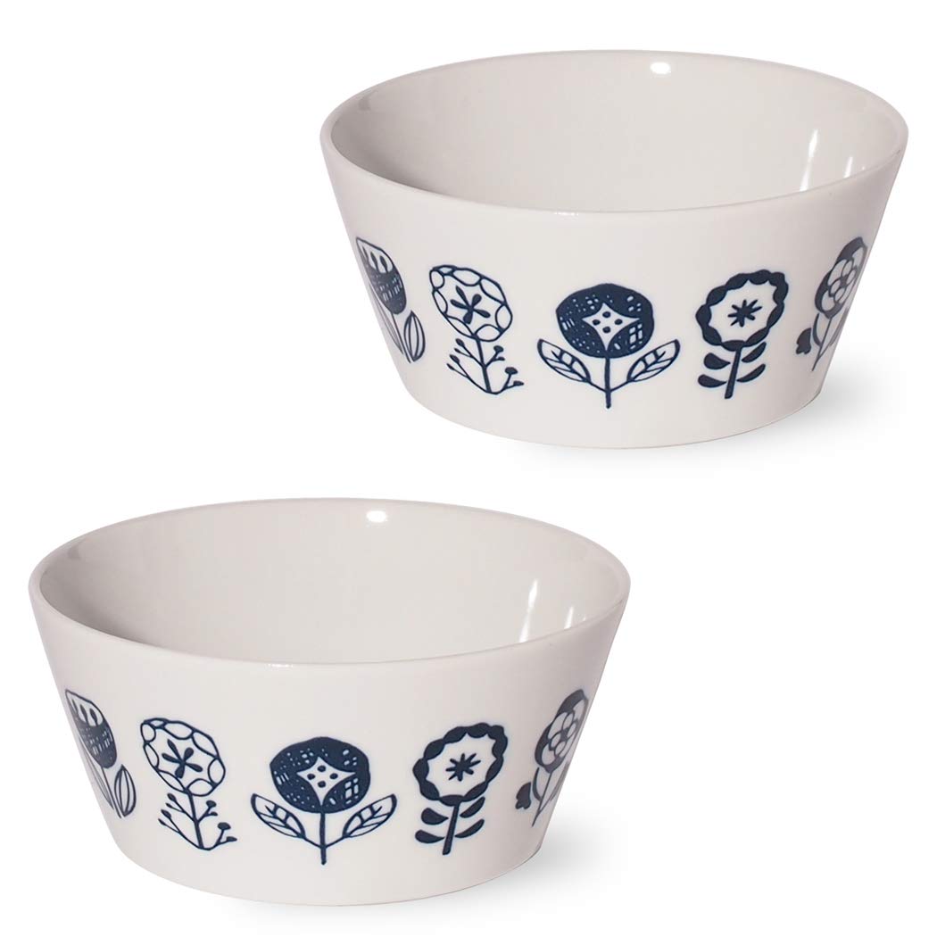Minorutouki Small Bowl, Plantery, Flower Ring, Kuresu, 16.1 fl oz (470 ml), Lightweight Cutting Pot, Pack of 2