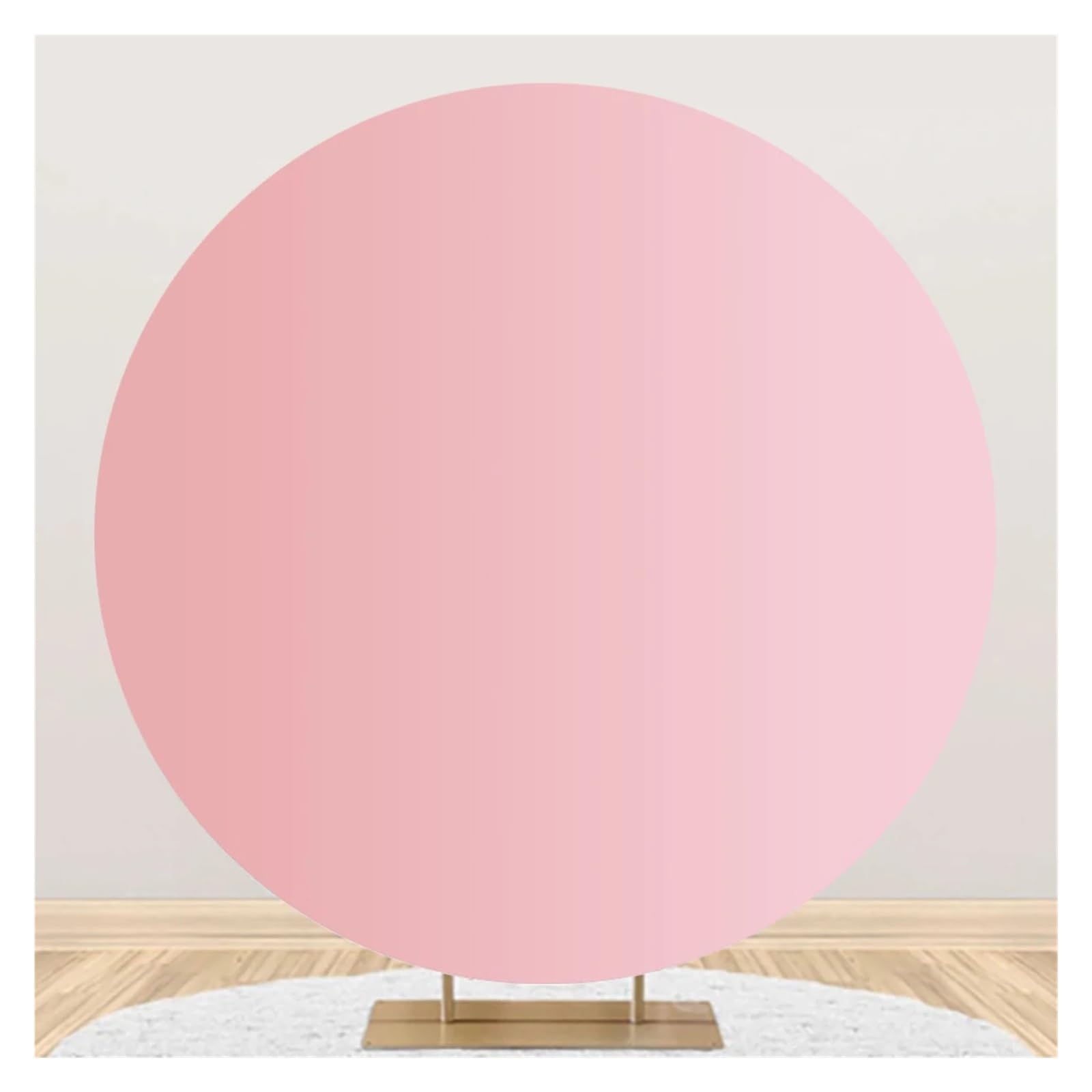 Boog achtergrond cover ronde fotografie achtergrond doek cover bruiloft verjaardagsfeestje decoratie foto achtergrond cirkel doek achtergrond (kleur: wit, maat: 6,5 ft (2 m cirkel