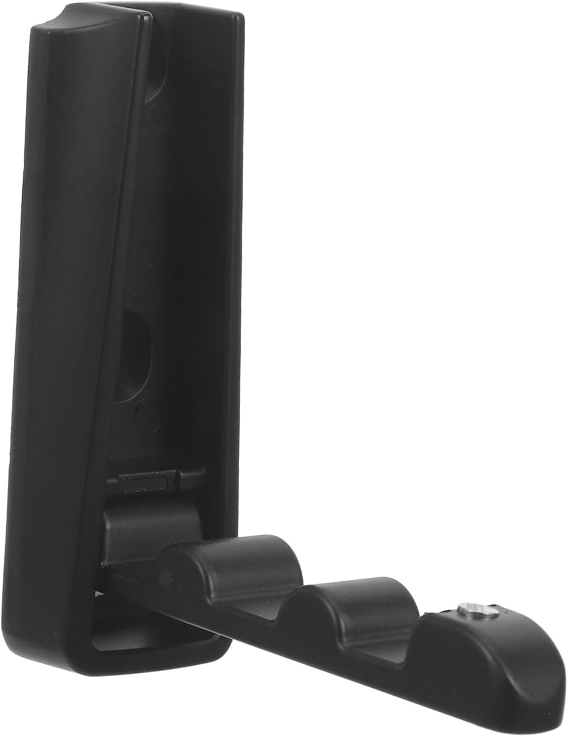 Healeved Hidden Wall Hook Foldable Metal Hanger, No Drill, Black