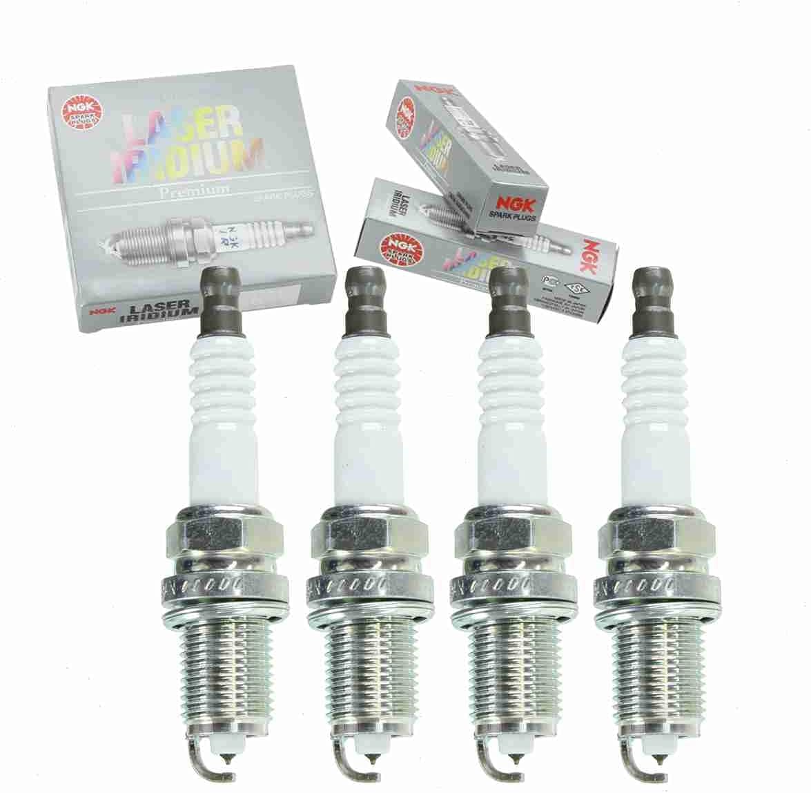 4 pc NGK Laser Iridium Spark Plugs compatible with Scion tC 2.4L L4 2005-2010