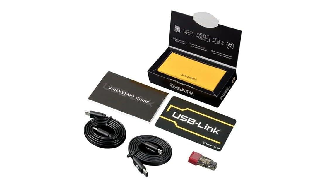 Genérico Gate USB-Link 2, Herramienta de Conexión para Control Electrónico, Compatible con PC y Android, Negro, para Airsoft