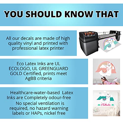 Pine Trees Wall Decal Forest Landscape Nature Vinyl Sticker Merry Christmas Decorations Decals Home Decor Bedroom Nursery Interior Nv129 (38" Wide X 18" Tall) #TOP5