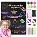 Produktbild Etievort Magnetfolie Selbstklebend,45 * 100cm Magnetfolie,Magnetfolie Selbstklebend Stark,Abwischbar Kreidefolie Mit Magneten,Tuch,Tangram,Kreidehalter,Magnetic Pen Holder (Schwarz)