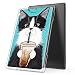 Produktbild Yoedge Hülle für Huawei Mediapad T5 10, [Slim Stoßfest] TPU Silikon Semi-transparent Schutzhülle 360 Bumper Cover mit Muster Motiv Case für Huawei Mediapad T5 10,1 Zoll Tablet, Katze