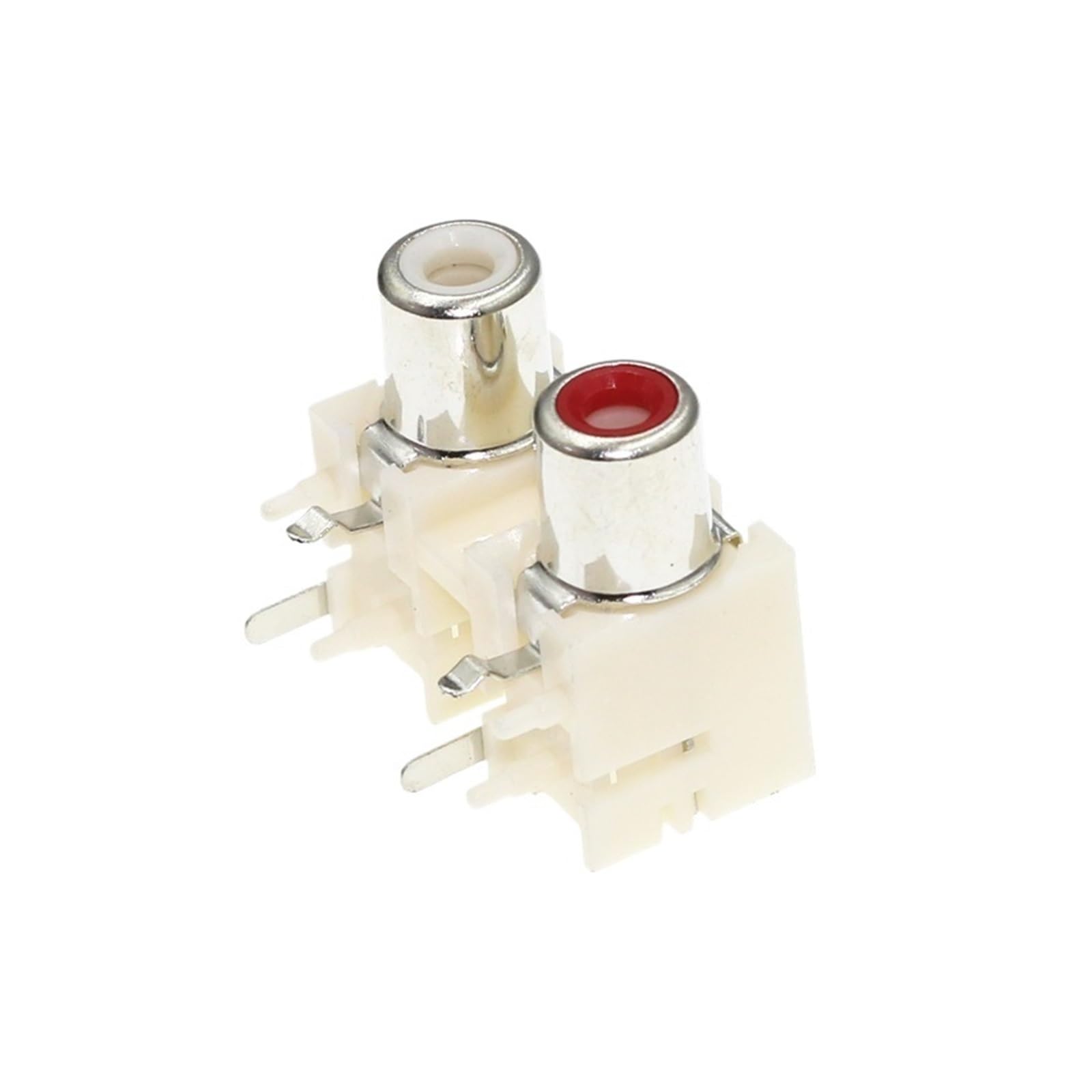 MWRFKJOB 5PCS AV2-8.4-12 Gold Plated Core Socket 6 Hole STB TV AV Jack Socket Input and Video Socket AV2 Connector