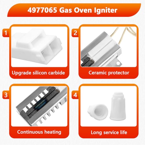 Image of W11208965 Gas Range Oven Igniter Compatible with Amana /Whirlpool Igniter