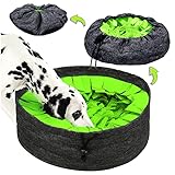 APTO PARA TODOS LOS PERROS: para cachorros o perros pequeños, puede poner a su mascota en los alfombra perro; Para perros medianos y grandes, puede usar el tamaño de juguete o encoger el juguete y bajar la altura de la pared. Apto para todos los perros, incluidos los de nariz corta