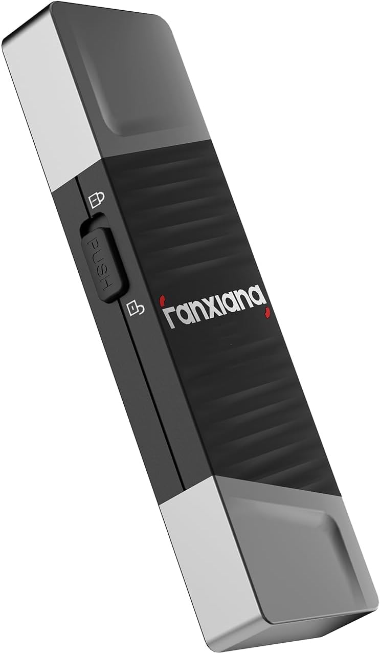 fanxiang External SSD 256GB USB C Portable Solid State Flash Drive, Dual Interface High Speed up to 550MB/s Extreme Faster, for Android, iPhone15, MacBook/Pro/Air and More F397