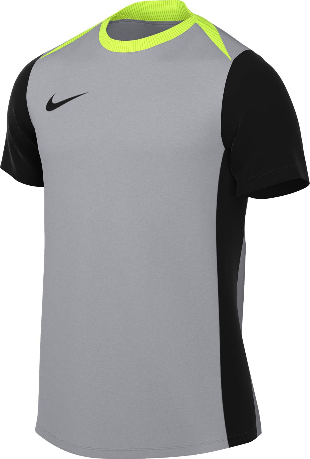 NIKE FD7592-013 Dri-FIT Academy Pro 24 SS Top K Sweatshirt Men's Wolf Grey/Volt/Black/Black Size S