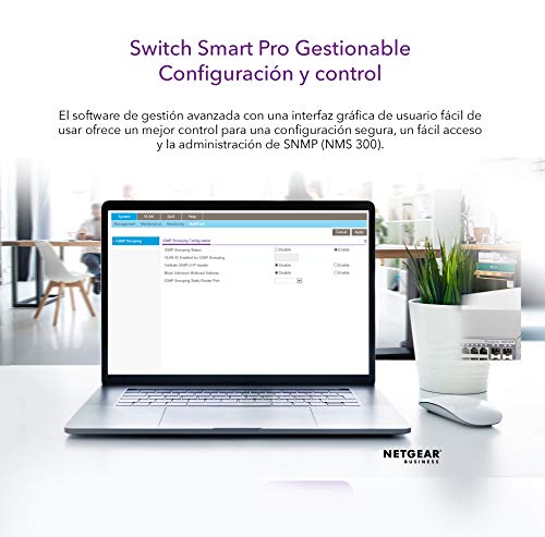 NETGEAR-Switch-Ethernet-de-48-puertos-GS348T-Switch-Ethernet-Smart-Managed-Pro-de-52-puertos-con-4-x-SFP-de-1G-montaje-sobremesabastidor