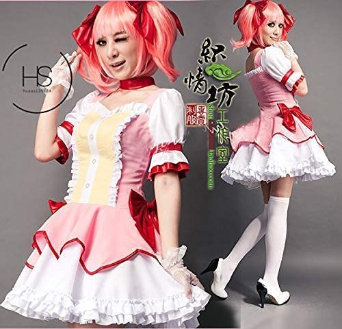Amazon.co.jp: QOQOUO_COS 魔法少女まどか☆マギカ 鹿目まどかコスプレ