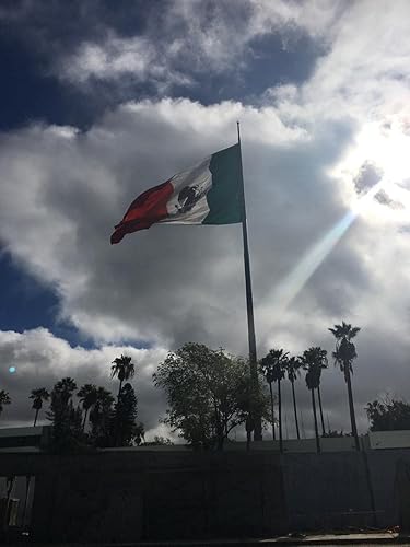 Miniatura 6 de Bandera de México de 3 x 5 pies, banderas nacionales mexicanas para interiores y exteriores, poliéster de calidad con ojales de latón de color vivo