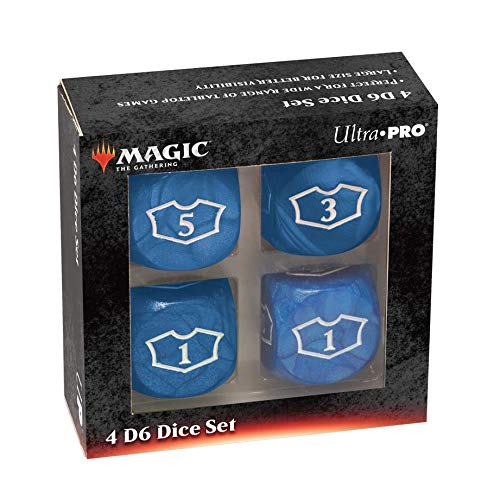 Magic: The Gathering Deluxe Planeswalker Loyalty Dice - Blue Mana - Great for RPG, DND, MTG as Gamer Dice or Board Gaming Dice