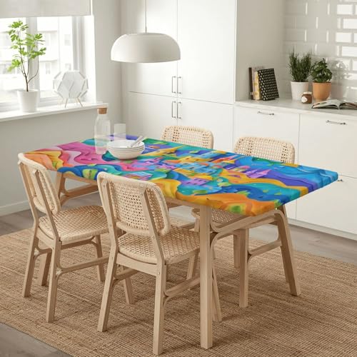 Nappe élastique lavable Dream Castle imperméable table 1.5m - 8
