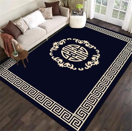 Tapis bureau XXL bleu 50x80 cm pour chambre gamer et salon élégant