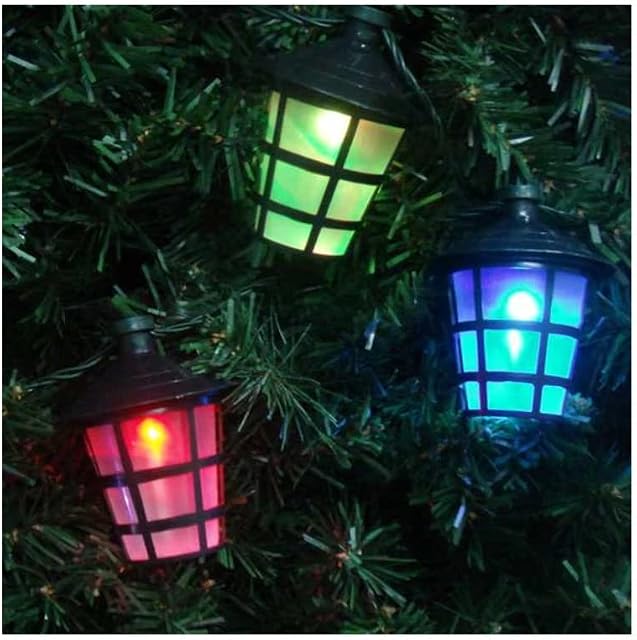 Christmas Concepts® 40 Multi Coloured Christmas/Party/Barbecue Lights with Lantern Style Shade (suitable for Indoor/Outdoor) - 11m Cable