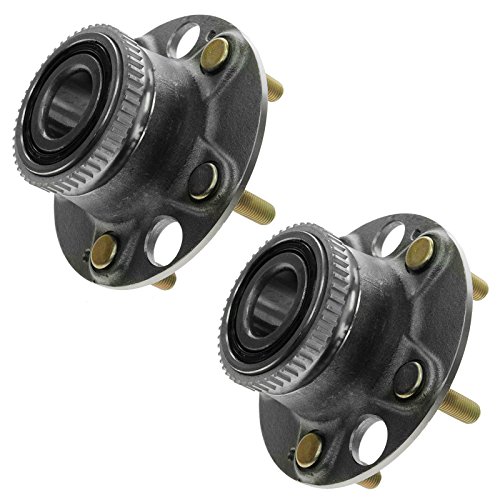 Image of TRQ 2 Piece Rear Wheel Bearing & Hub Assembly Set Compatible with 1995-1997 Honda Odyssey 1996-1997 Isuzu Oasis