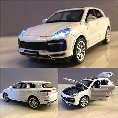 Image of Diecast Metal Model Caynan Car with Box, Zinc Alloy Pull Back Toy car with Sound and Light for Kids Boy Girl Gift