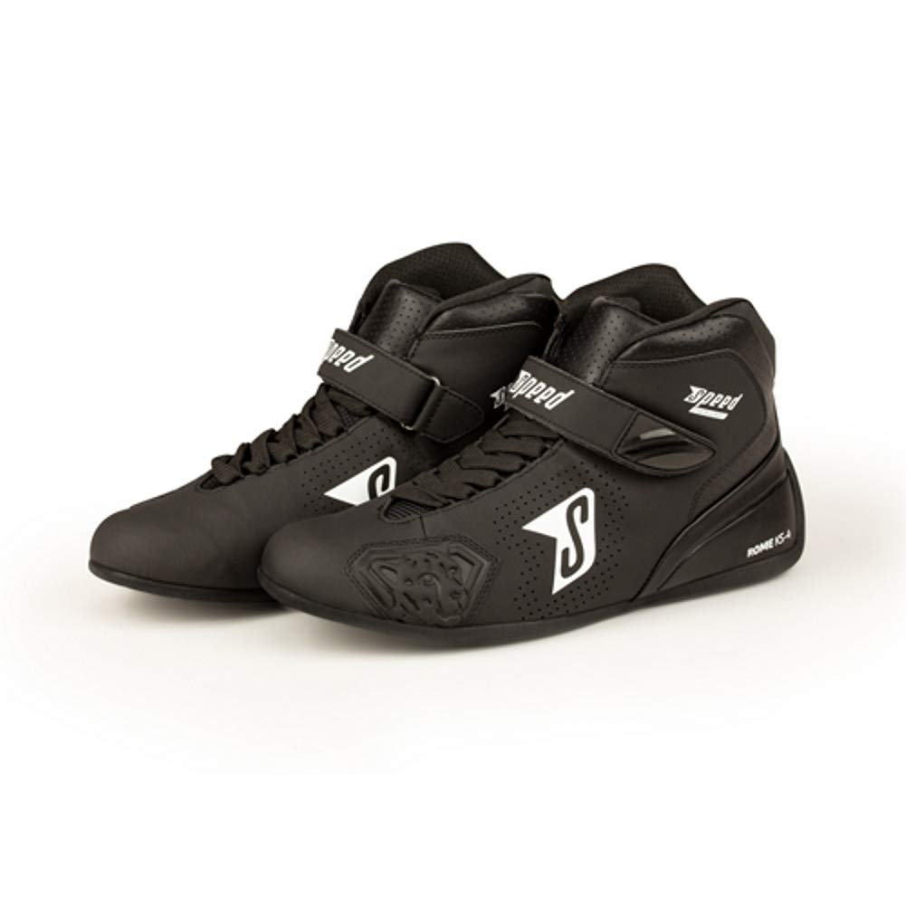 Speed Kartschuhe Rome KS-4 schwarz-Weiss