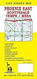 City Street Map Phoenix East, Scottsdale, Tempe and Mesa