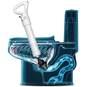 Opblaasbare Afvoer Plunjer, Hogedruk Pijp Baggeren Wc Unblocker Hand Power Afvoer Wc Plug Afvoer Schoonmaken Tool