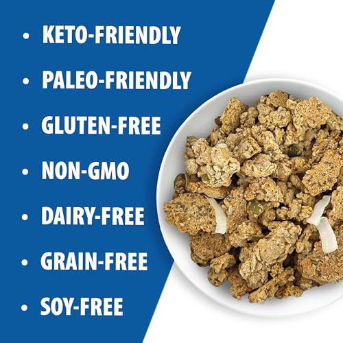 Image of Julian Bakery ProGranola Cereal | Vanilla Cinnamon | 12g Protein | Paleo | 2 Net Carbs | Gluten-Free | Grain-Free | 3 Pack