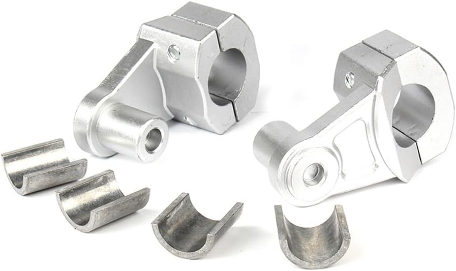 Motorbike Handlebar Risers Universal Motorcycle Handlebar Clamps Riser add 5.5cm height for 22mm 28mm Bars Clamp 2 Inch Pivoting For CRF YZF