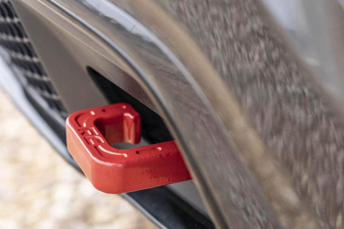 Hоlіdау Dеаlѕ 🛒 Rough Country Forged Red Tow Hooks for 2015-2019 Grand Cherokee WK2 - RS133