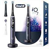 ブラウン 電動歯ブラシ オーラルB 【プレミアムモデル】iO7 歯科クリーニングのような磨き上がり トラベルケース+ 替えブラシ3本付き iOM7.3V2.2K BK 【Amazon.co.jp 限定】